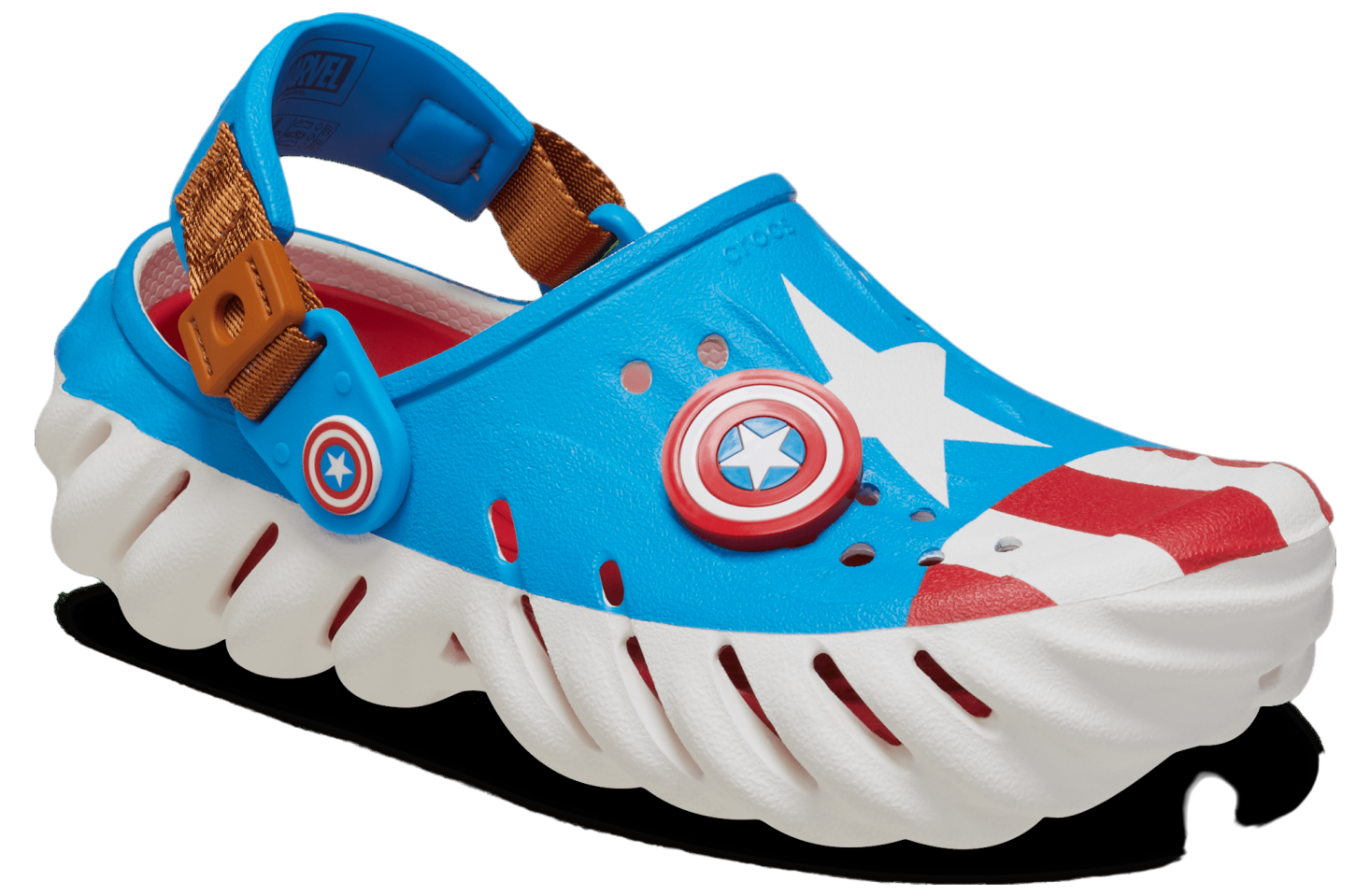 Crocs Captain America Echo Clog GS White