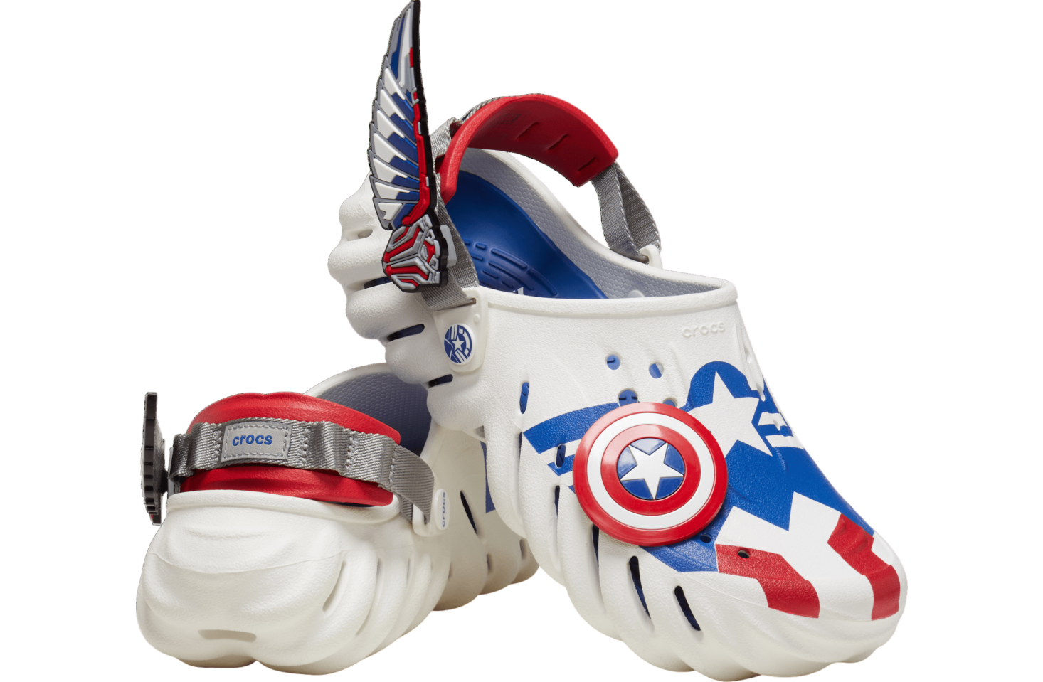 Crocs Captain America Echo Clog White