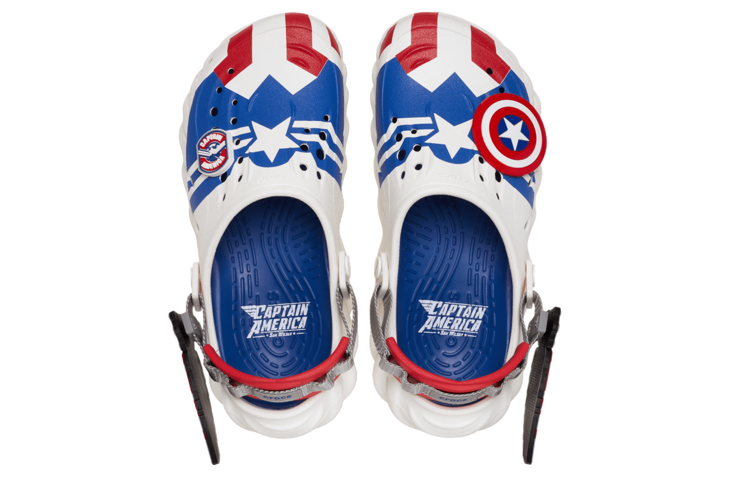 Crocs Captain America Echo Clog White