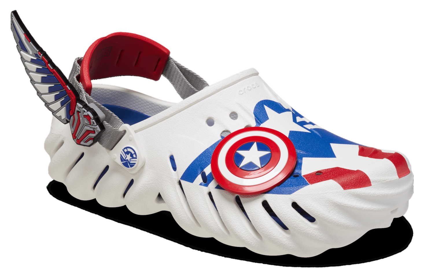 Crocs Captain America Echo Clog White