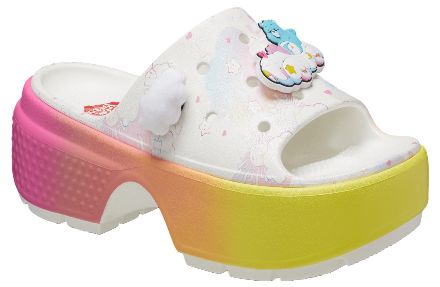 Crocs Care Bears Stomp Slide White