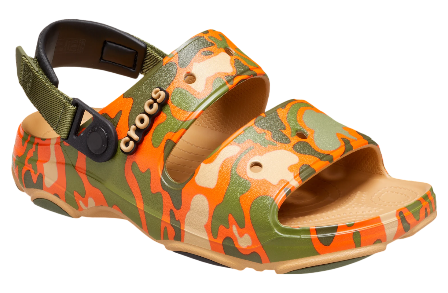 Crocs Classic All-Terrain Camo Sandal Tan / Multi