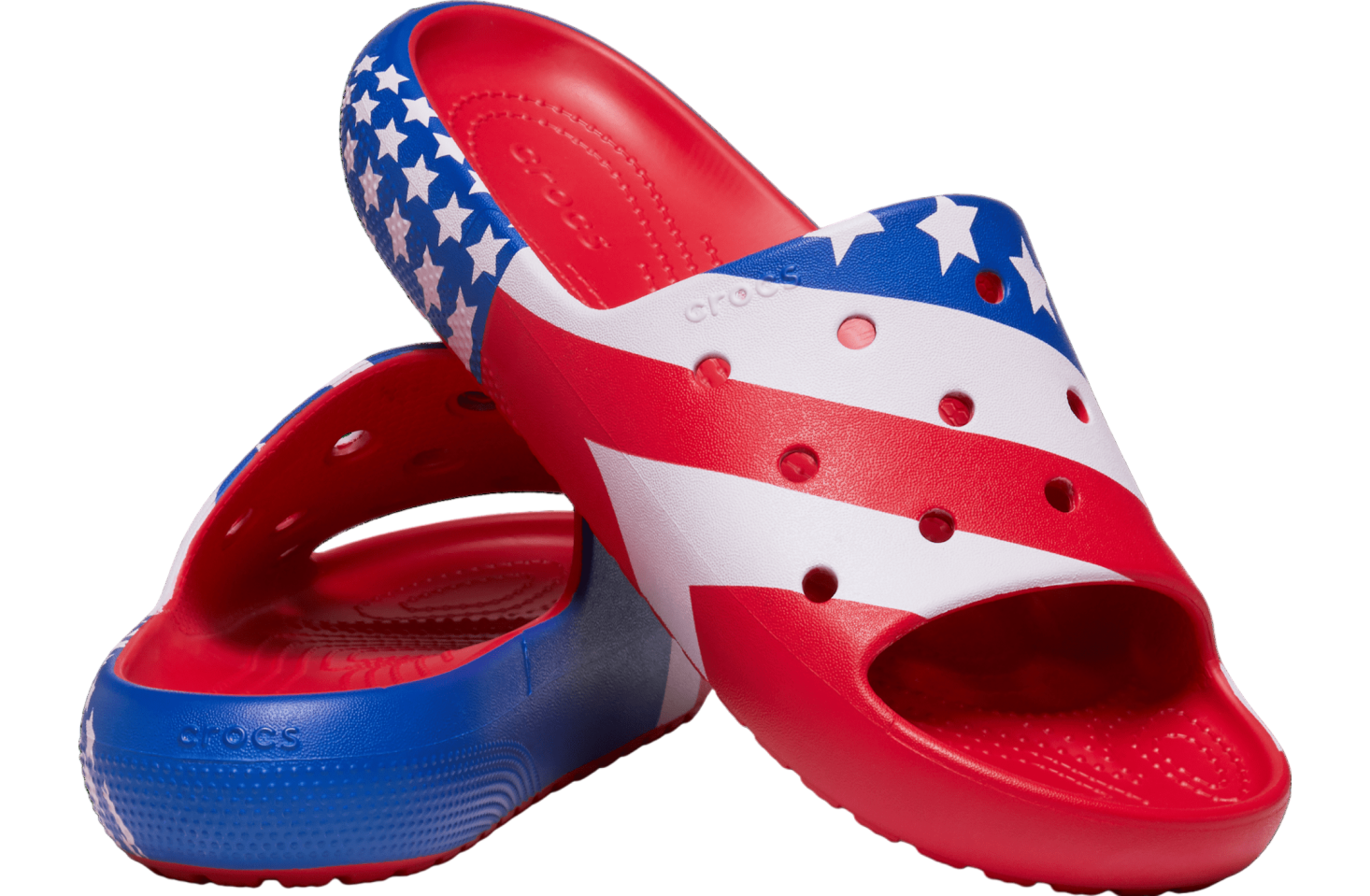 Crocs Classic American Flag Slide 2.0 Multi