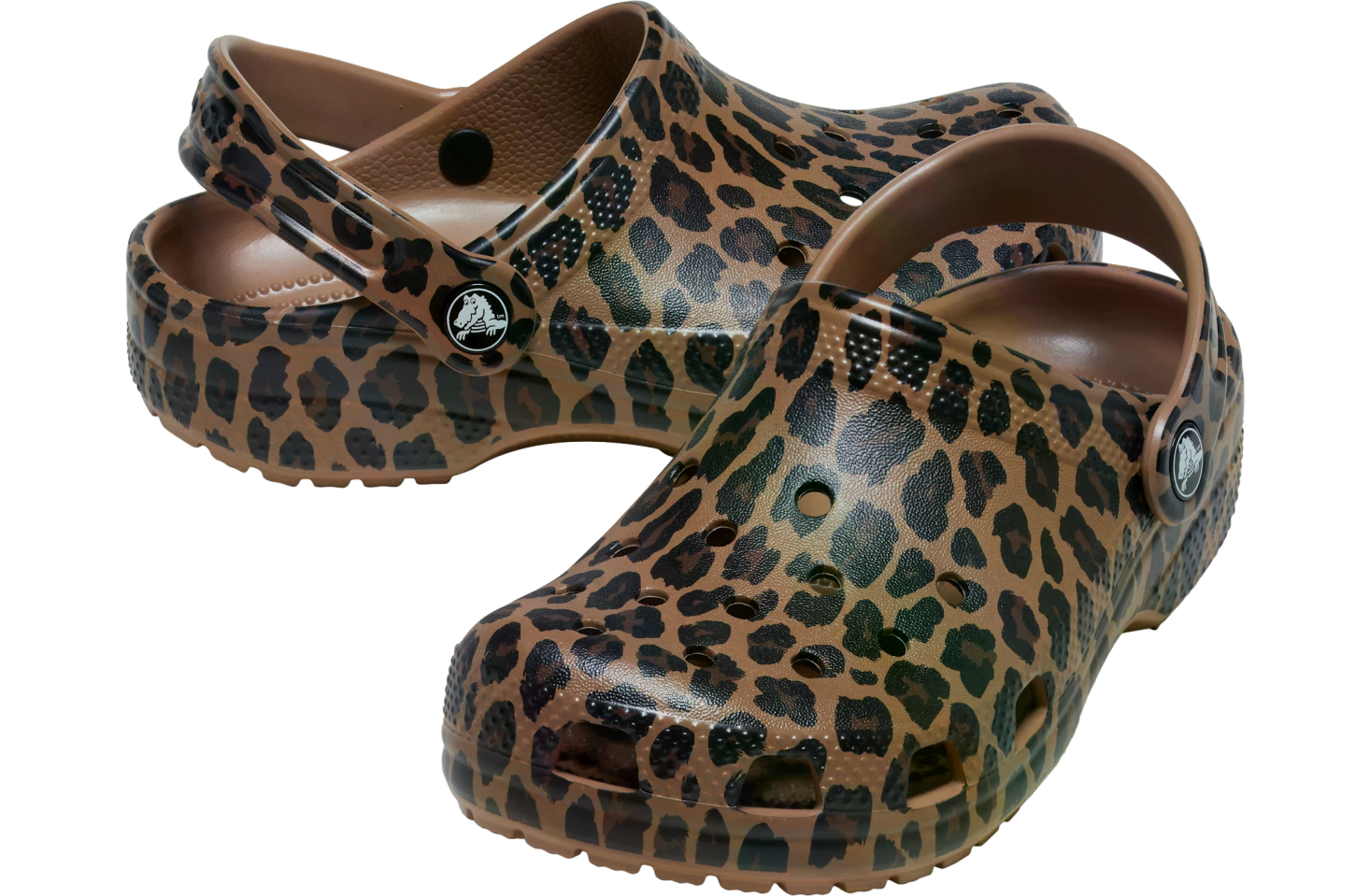 Crocs Classic Animal Clog GS Sepia / Leopard