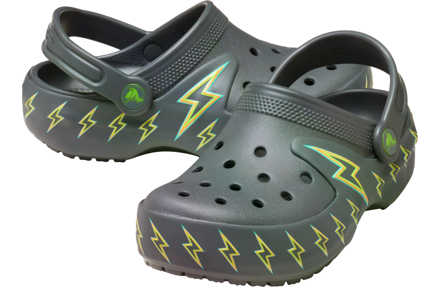 Crocs Classic Bolt Lights Clog GS Carbon