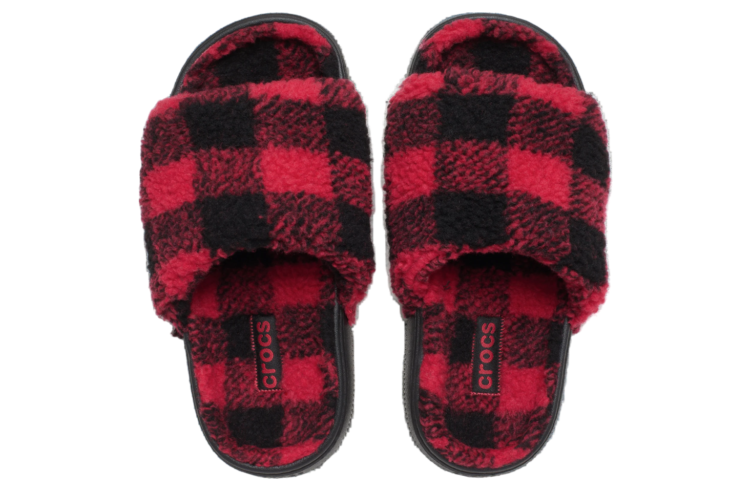 Crocs Classic Buff Check Slide Black