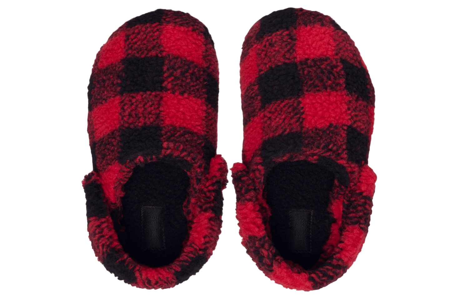 Crocs Classic Buffalo Check Cozzzy Slipper GS Varsity Red / Black