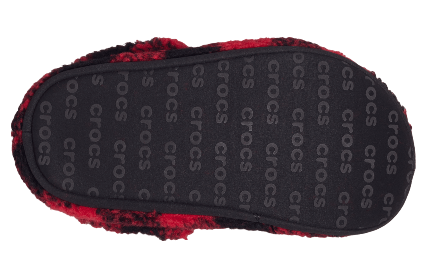 Crocs Classic Buffalo Check Cozzzy Slipper GS Varsity Red / Black