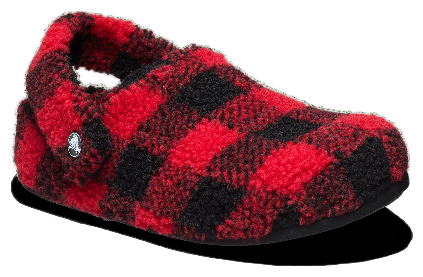 Crocs Classic Buffalo Check Cozzzy Slipper Varsity Red / Black