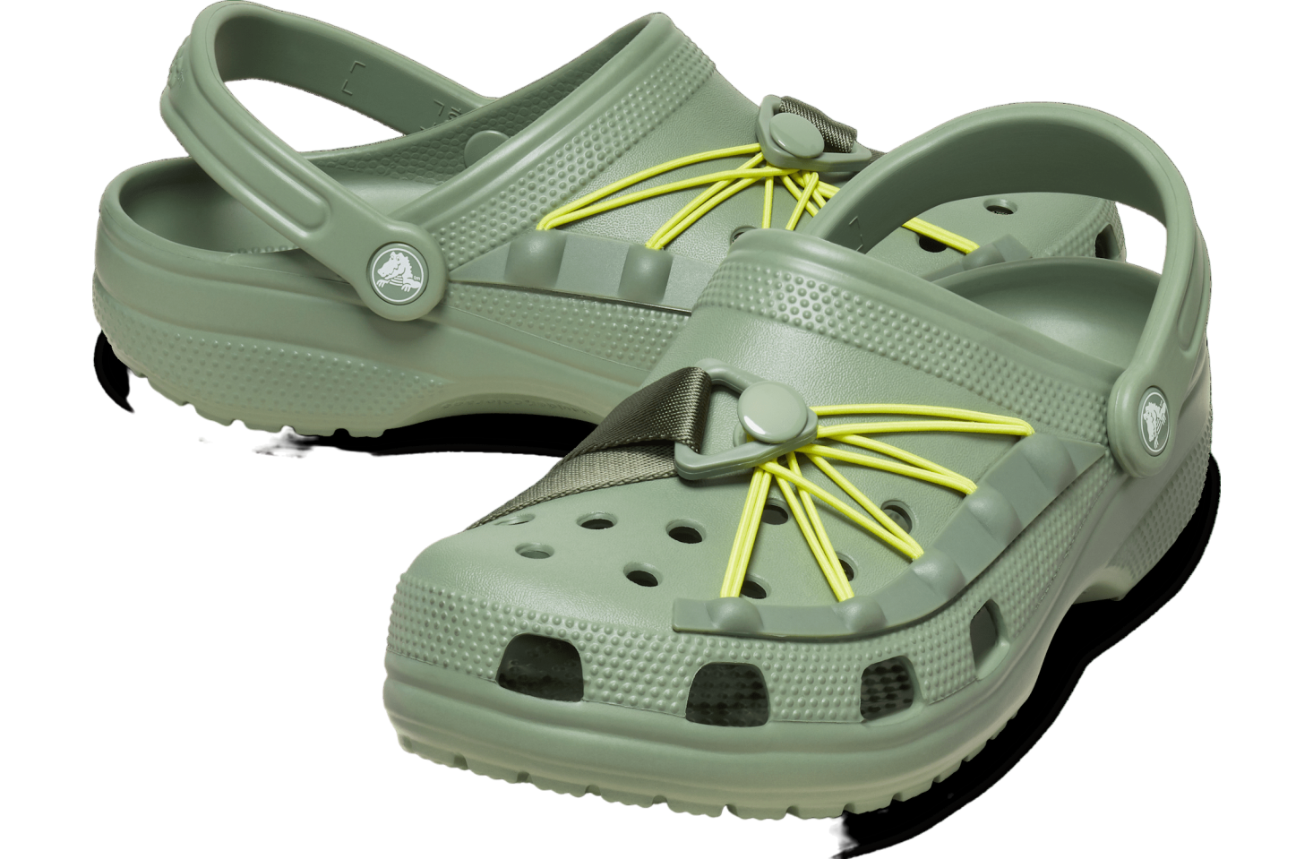 Crocs Classic Bungee Cord Clog Moss / Multi