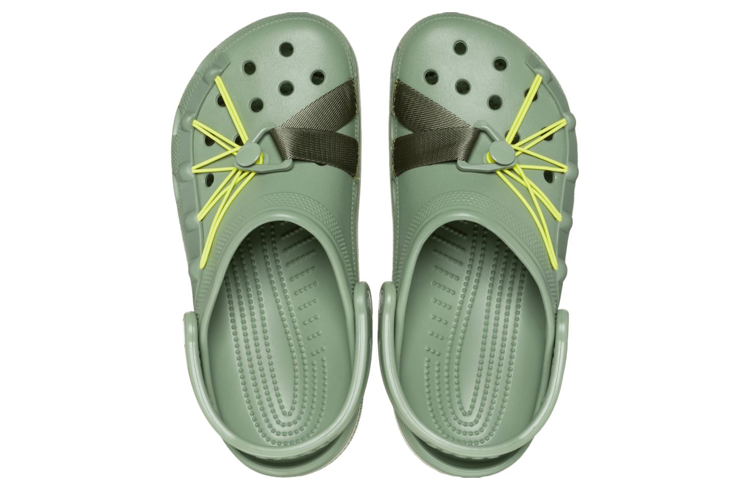 Crocs Classic Bungee Cord Clog Moss / Multi