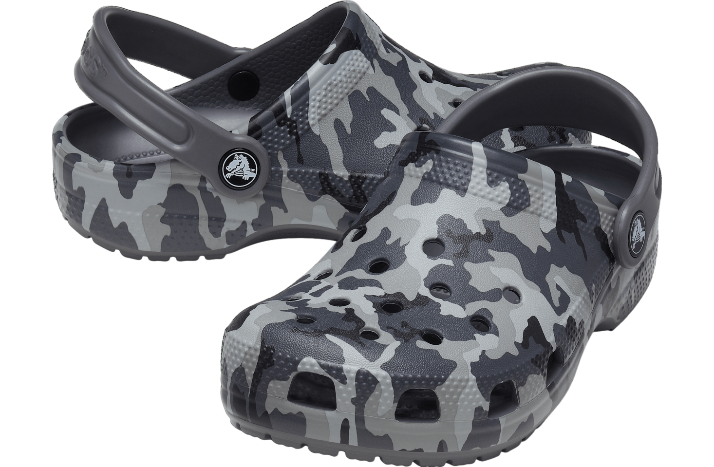 Crocs Classic Camo Clog GS Black / Grey