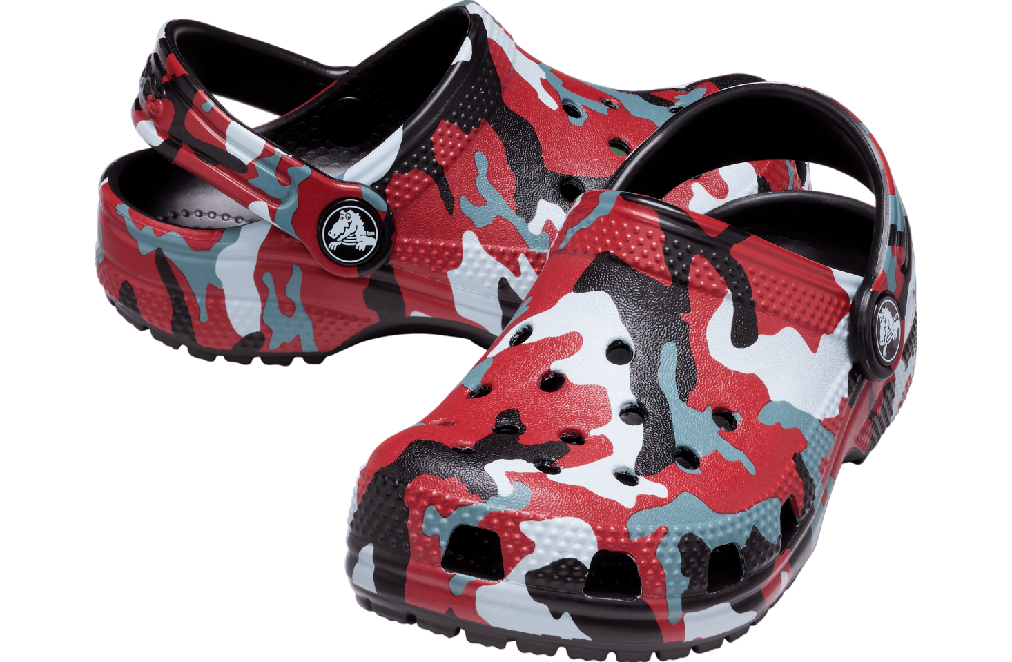 Crocs Classic Camo Clog GS Black / Red