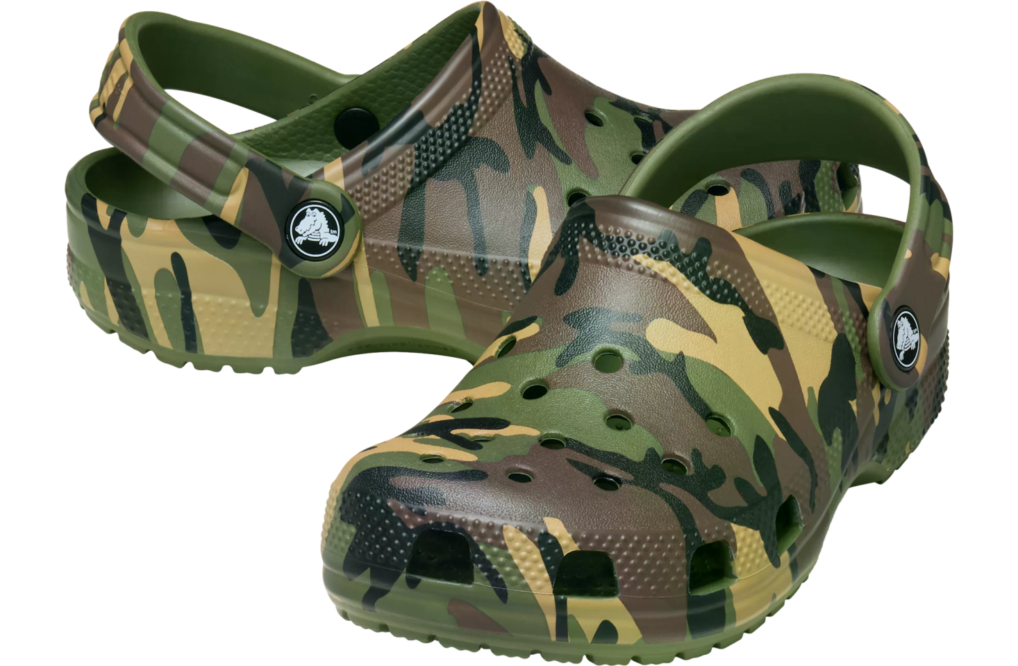 Crocs Classic Camouflage Clog GS Army Green / Multi