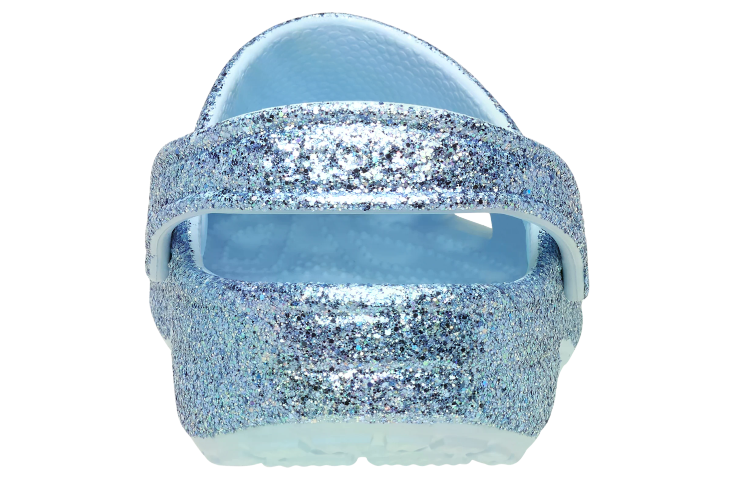Crocs Classic Chunky Glitter Clog GS Blue Frost