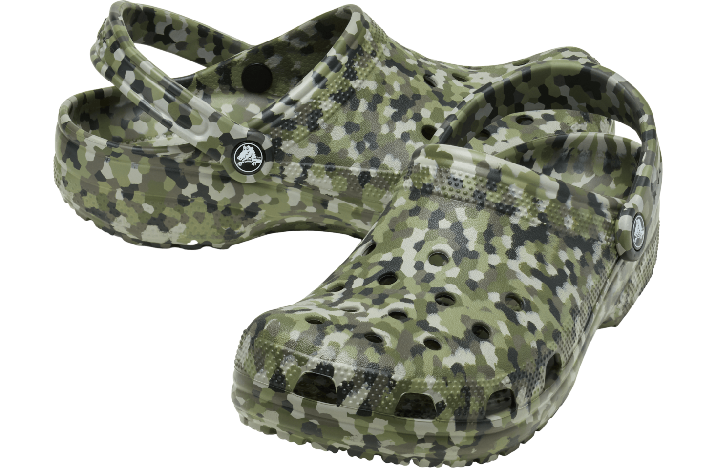 Crocs Classic Confetti Clog Army Green / Multi