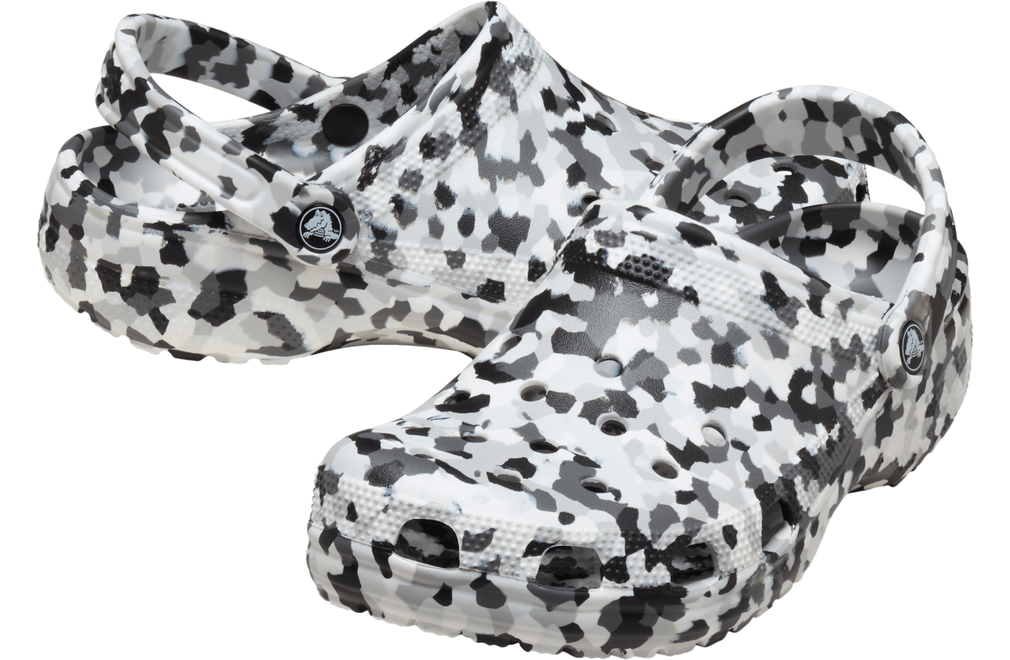 Crocs Classic Confetti Clog Black / White