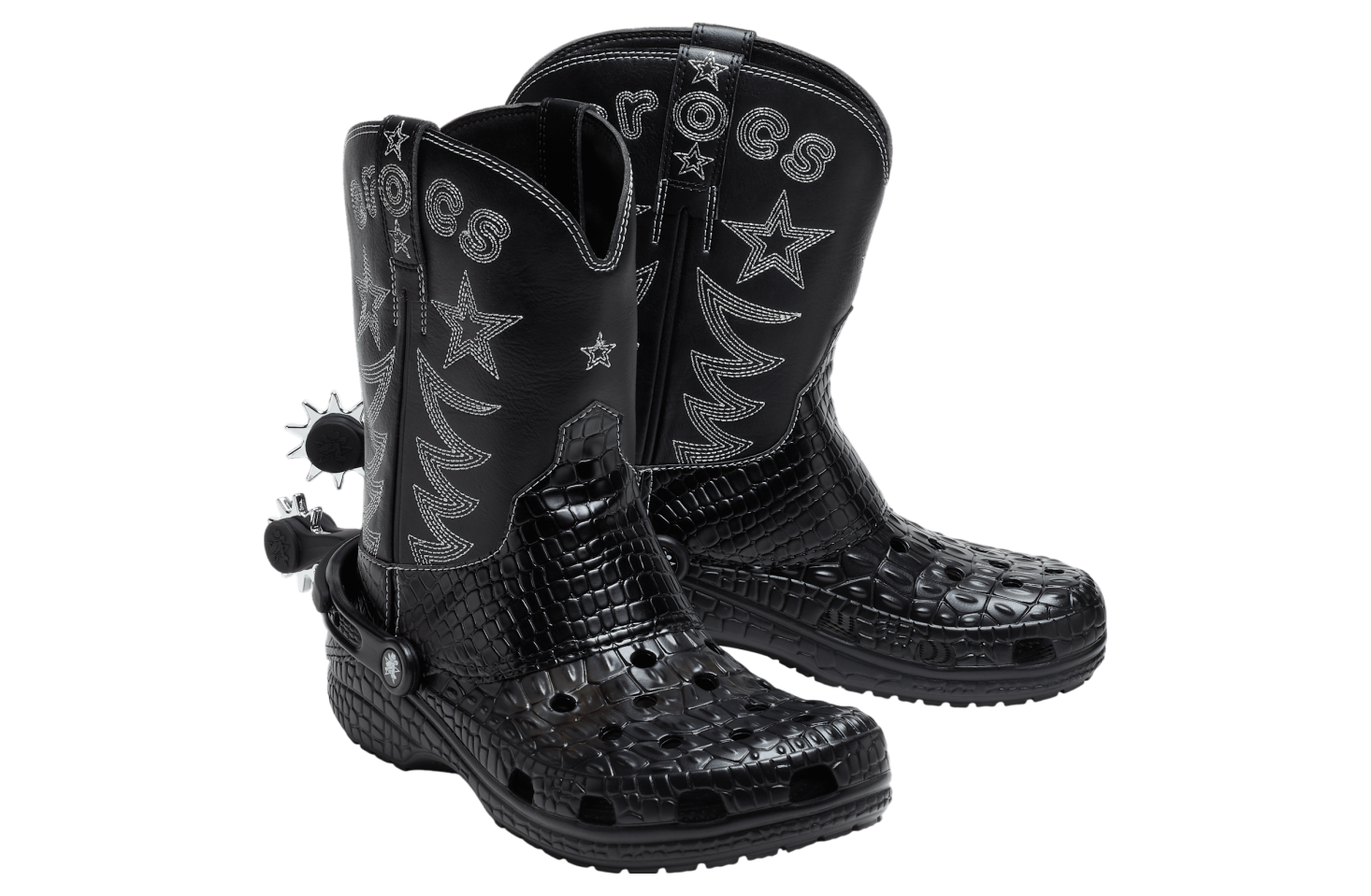 Crocs Classic Cowboy Boot Black