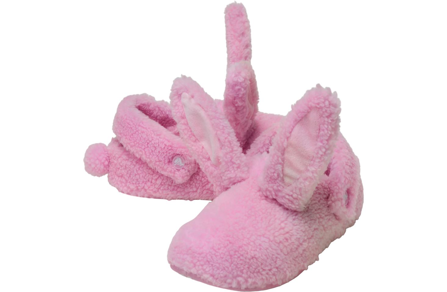 Crocs Classic Cozzzy Bunny Slipper Pink Tweed