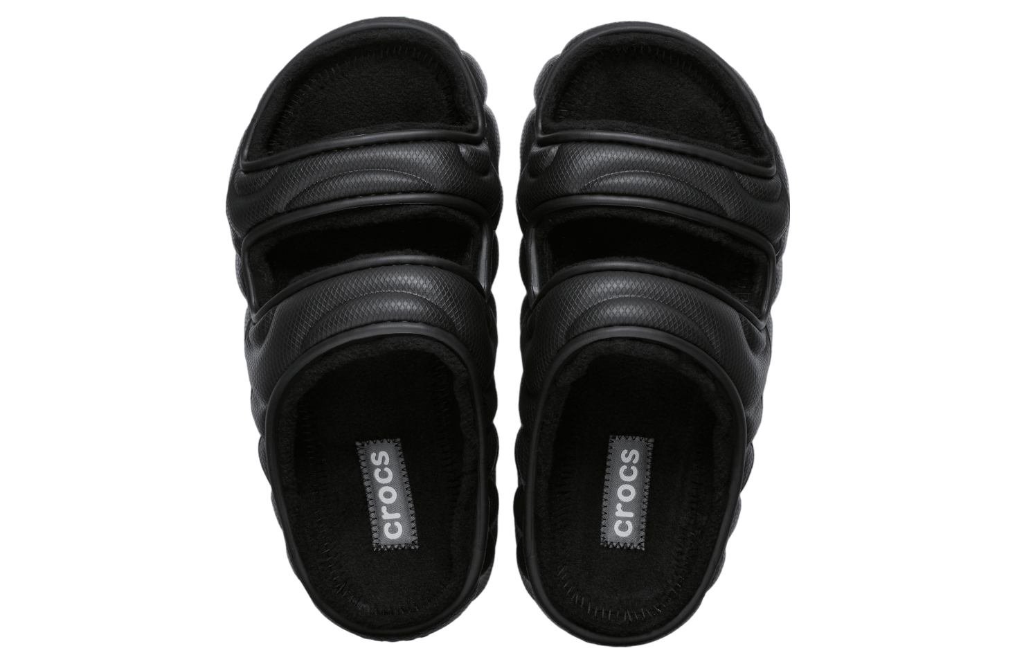 Crocs Classic Cozzzy Overpuff Sandal Black