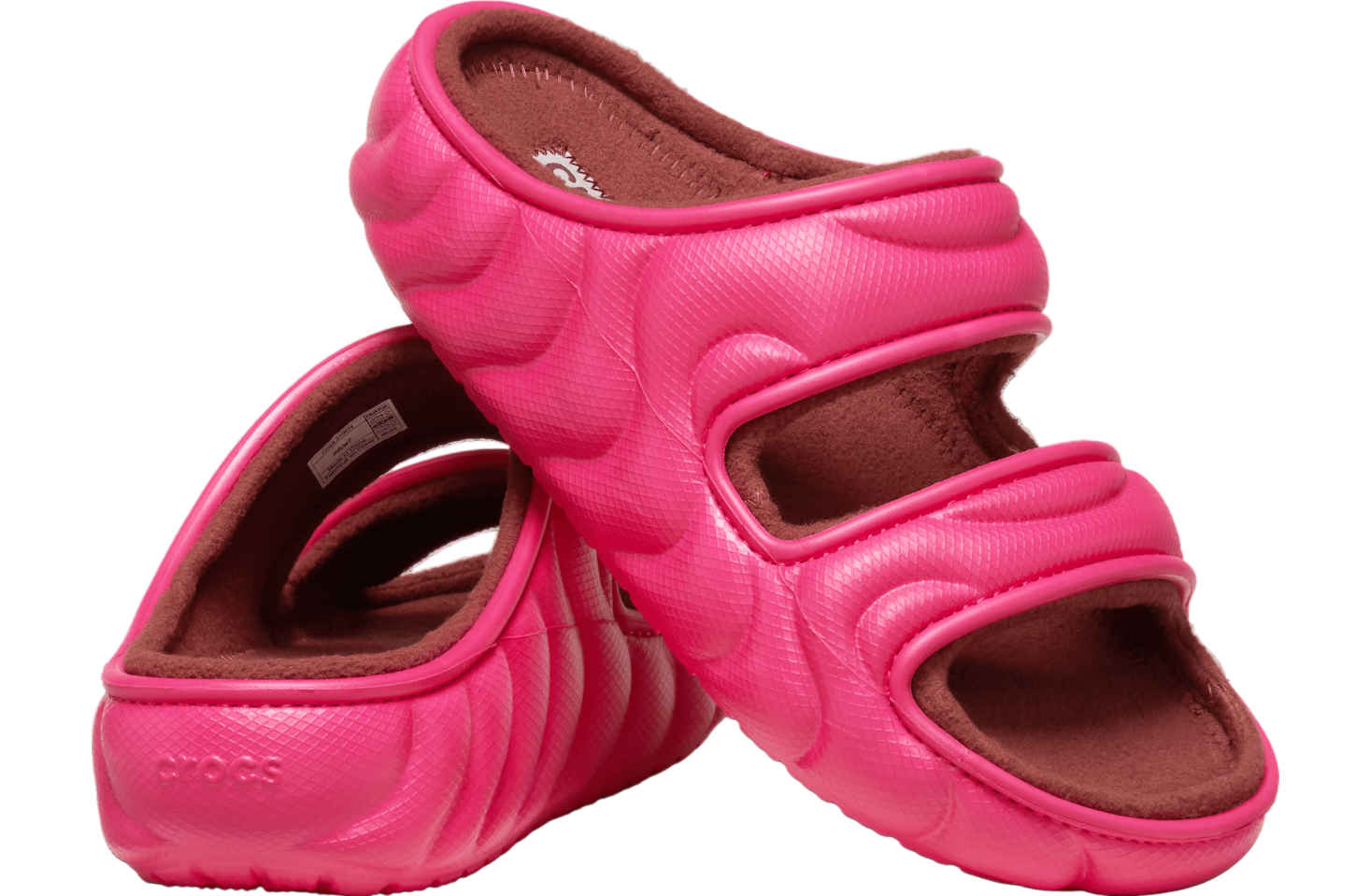 Crocs Classic Cozzzy Overpuff Sandal Dragon Fruit