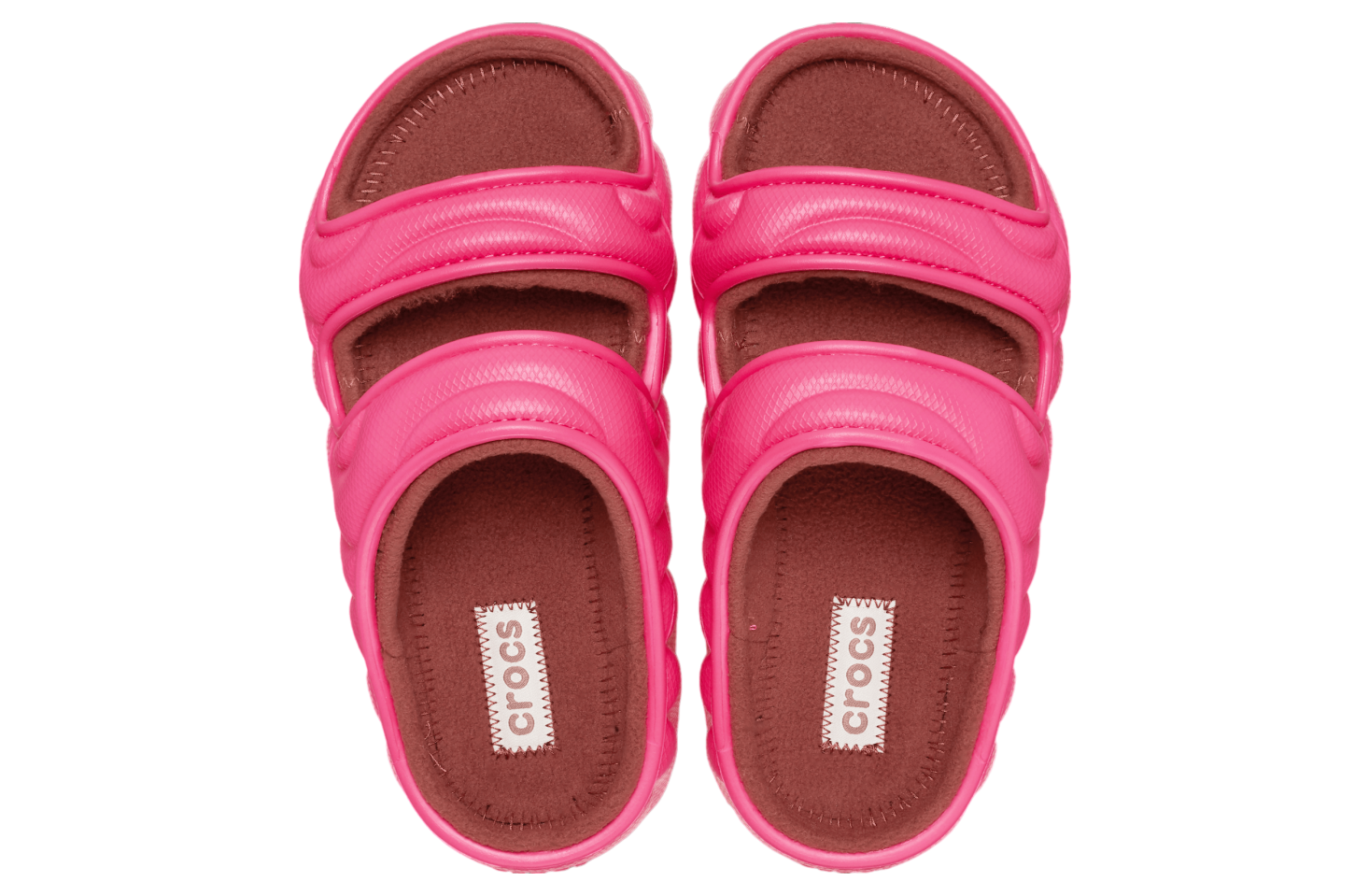 Crocs Classic Cozzzy Overpuff Sandal Dragon Fruit