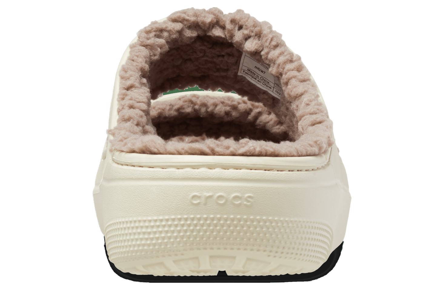 Crocs Classic Cozzzy Sandal Bone / Mushroom