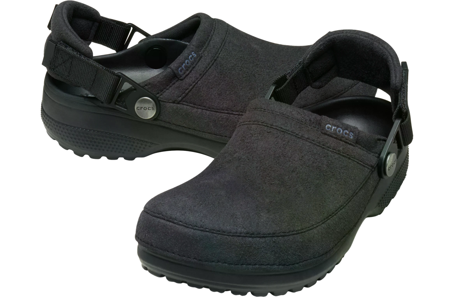 Crocs Classic Crafted Vegan Suede Clog Black