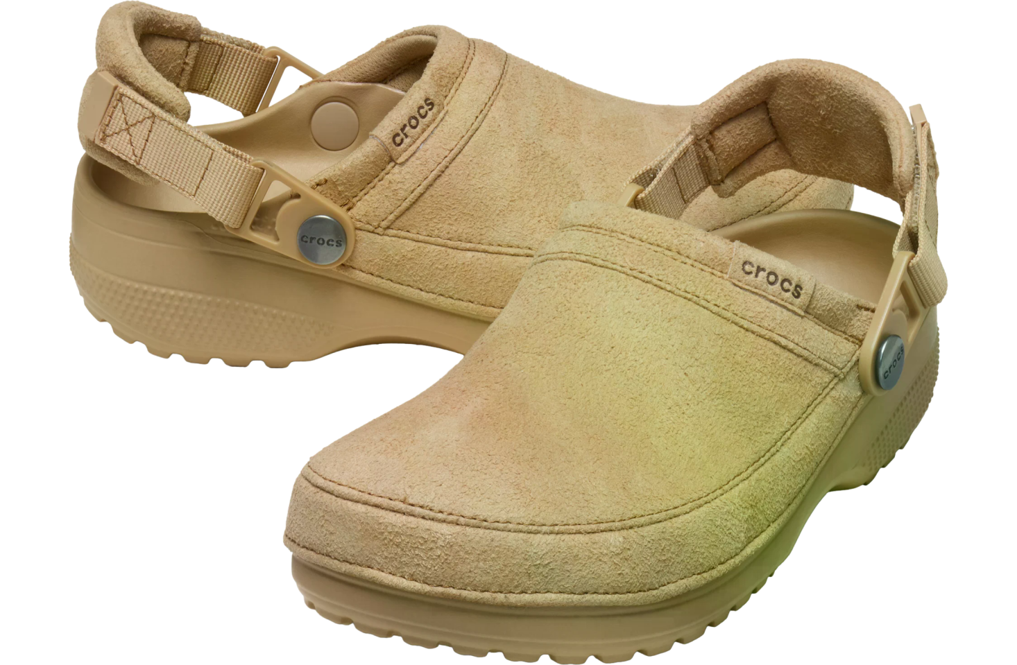 Crocs Classic Crafted Vegan Suede Clog Cashew