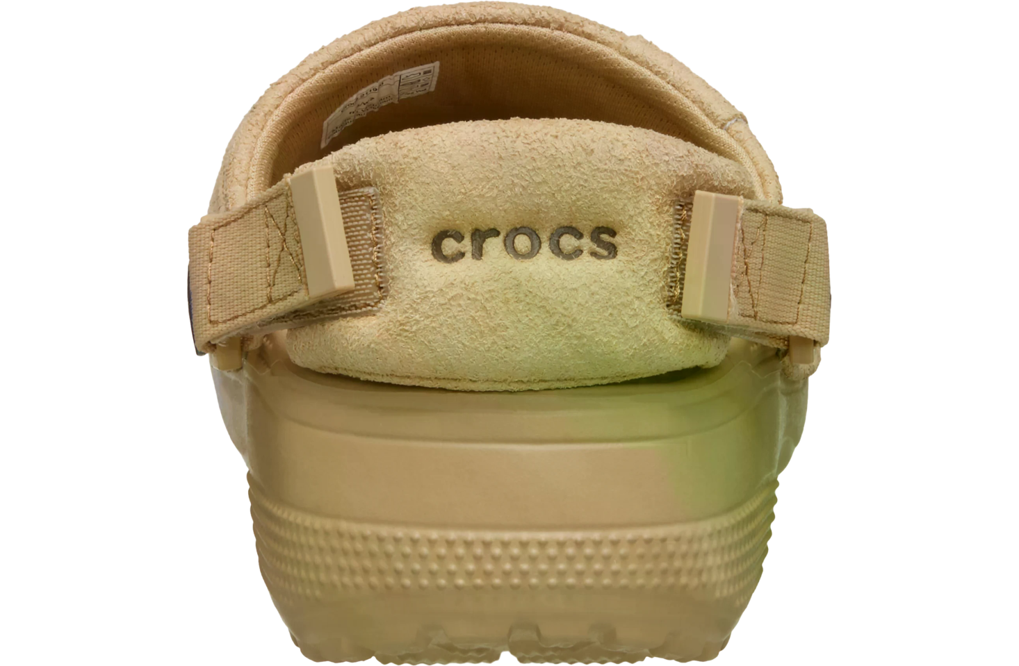 Crocs Classic Crafted Vegan Suede Clog Cashew