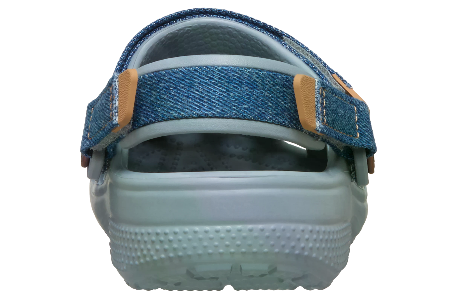 Crocs Classic Denim Adjustable Backstrap Clog GS Concrete
