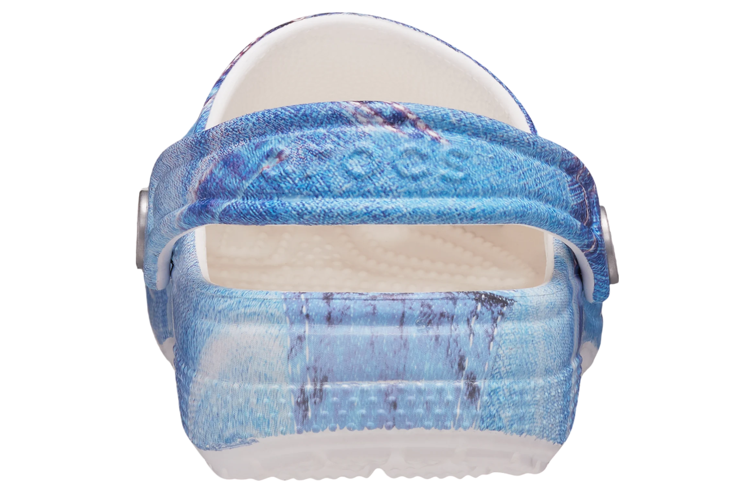 Crocs Classic Denim Patch Clog GS White / Multi