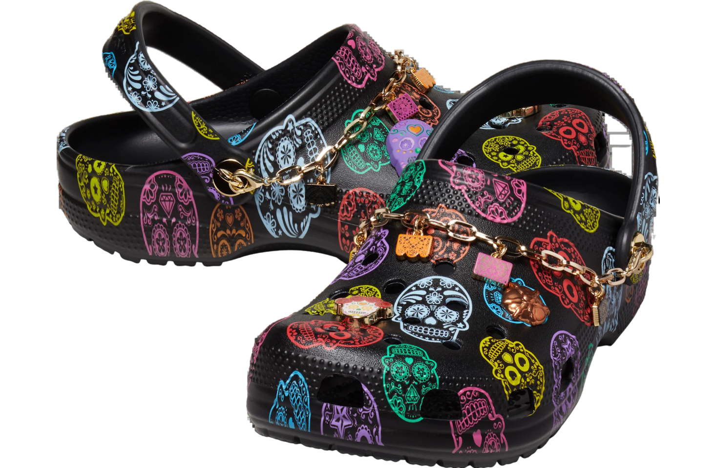 Crocs Classic Día de Muertos Clog Black / Multi