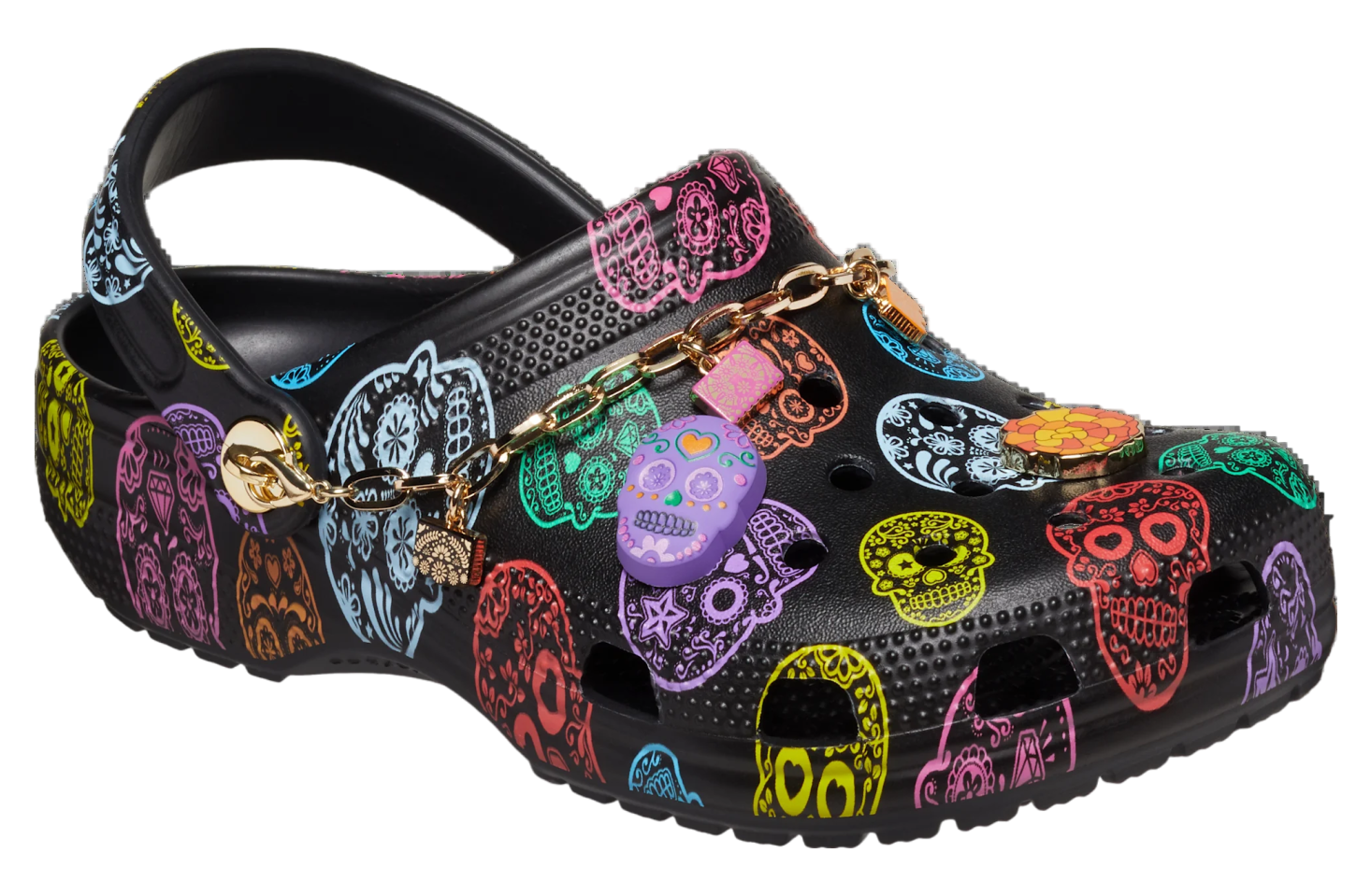 Crocs Classic Día de Muertos Clog Black / Multi