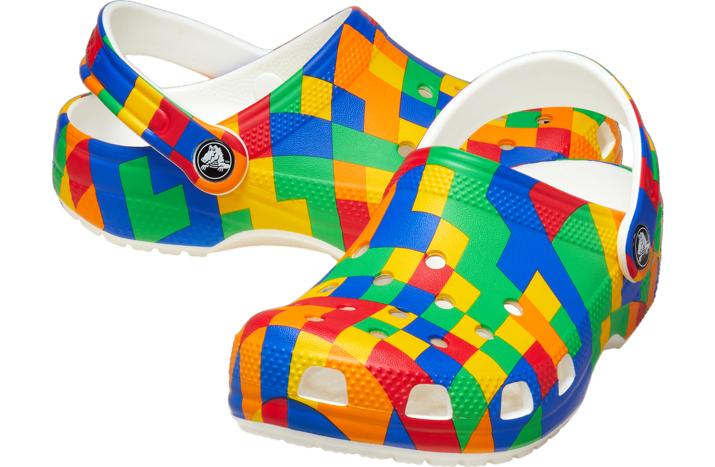 Crocs Classic Digi Block Clog GS White / Multi