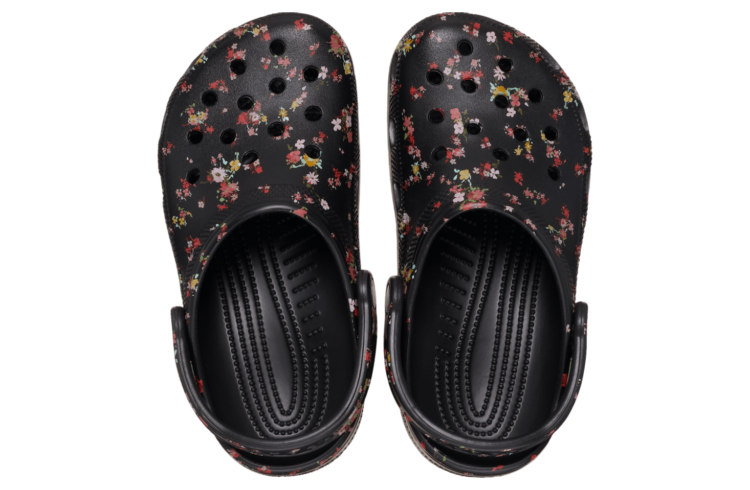 Crocs Classic Ditsy Floral Clog Black