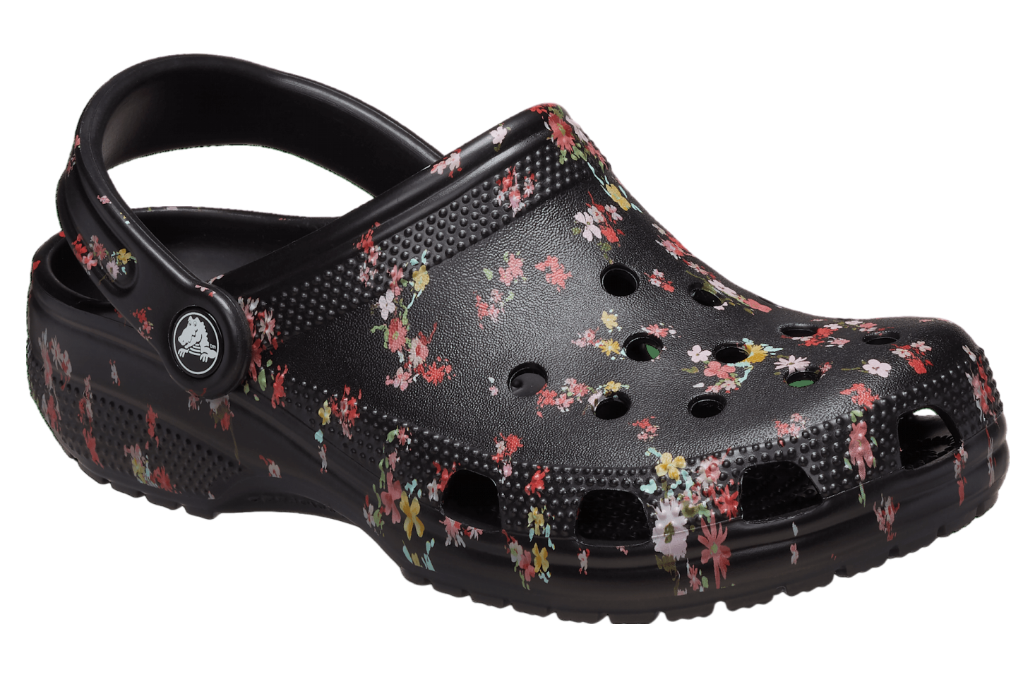 Crocs Classic Ditsy Floral Clog Black