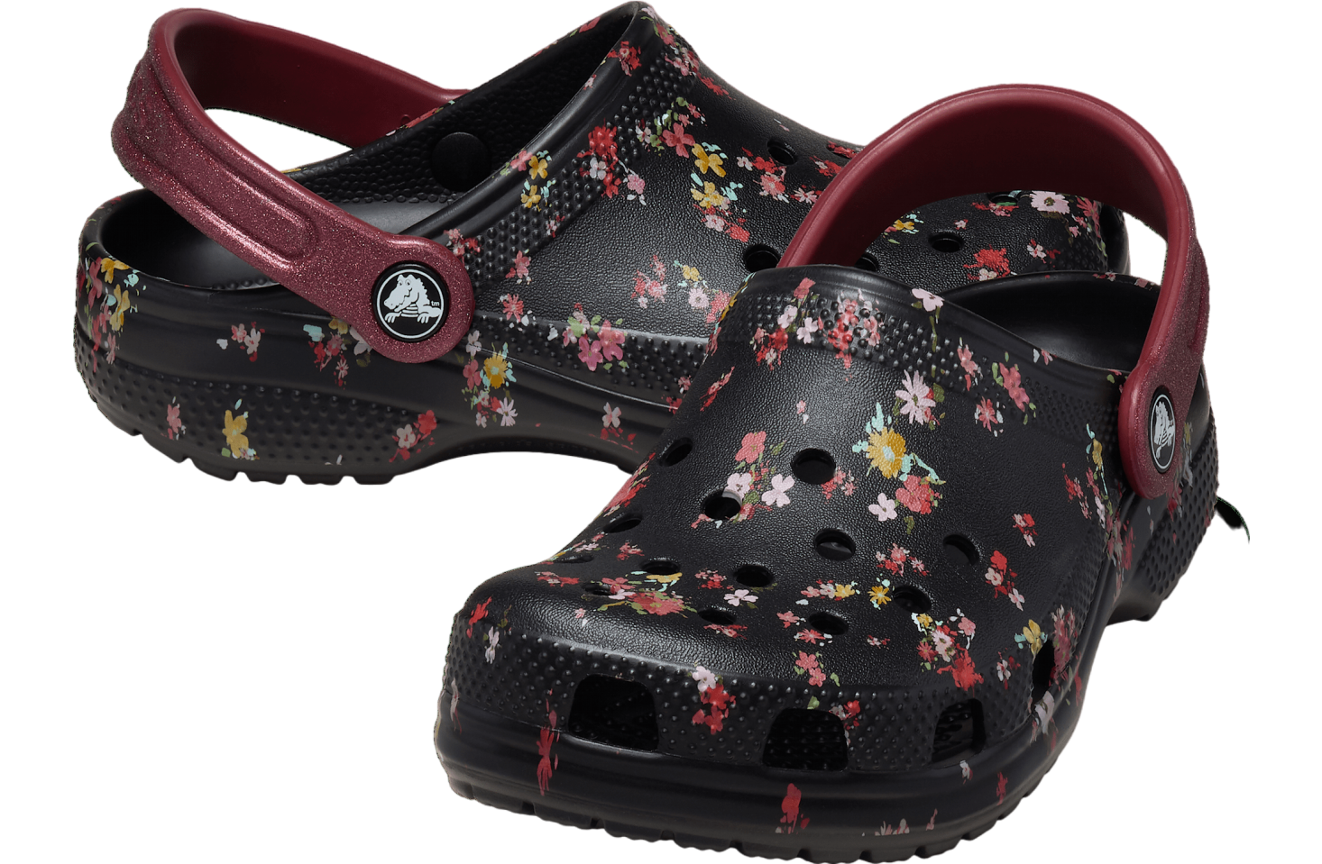 Crocs Classic Ditsy Floral Clog GS Black / Multi