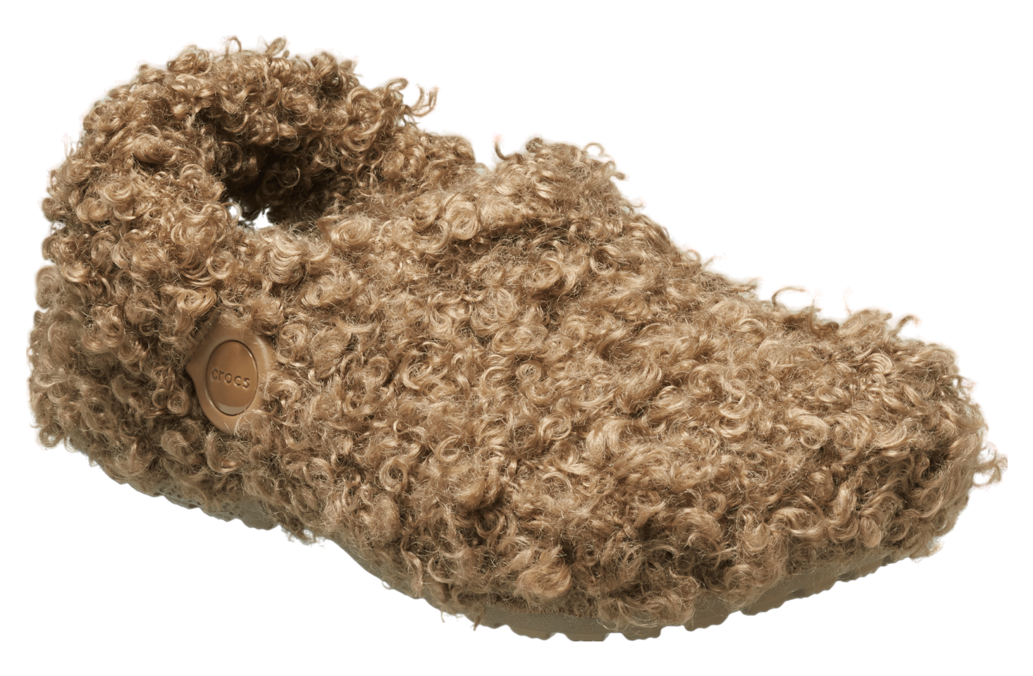 Crocs Classic Doodle Fur Lined Clog GS Sepia