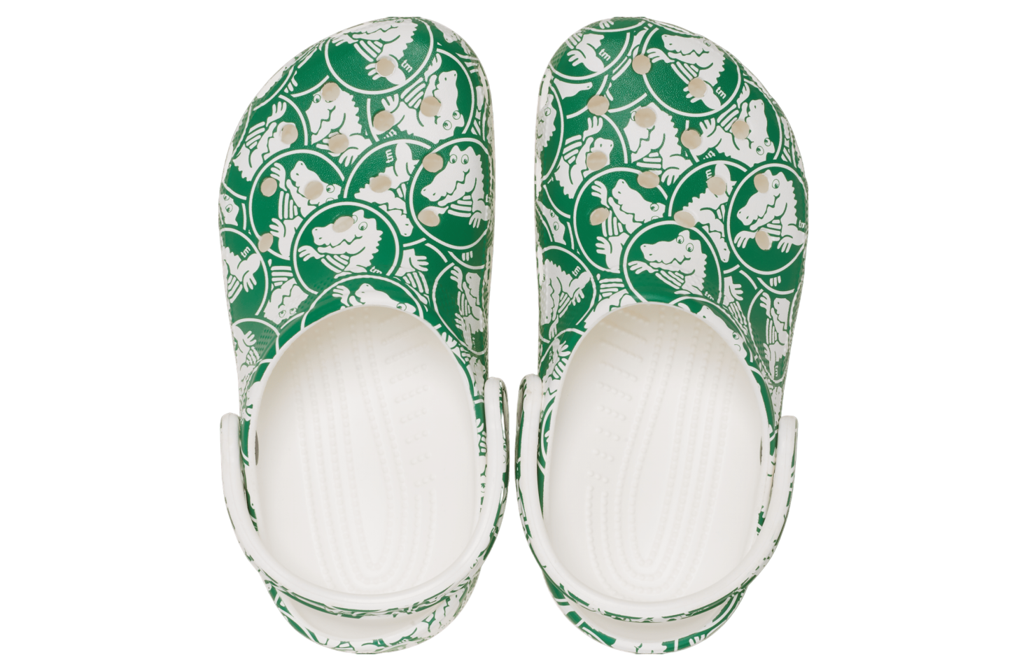 Crocs Classic Duke Print Clog Green Ivy