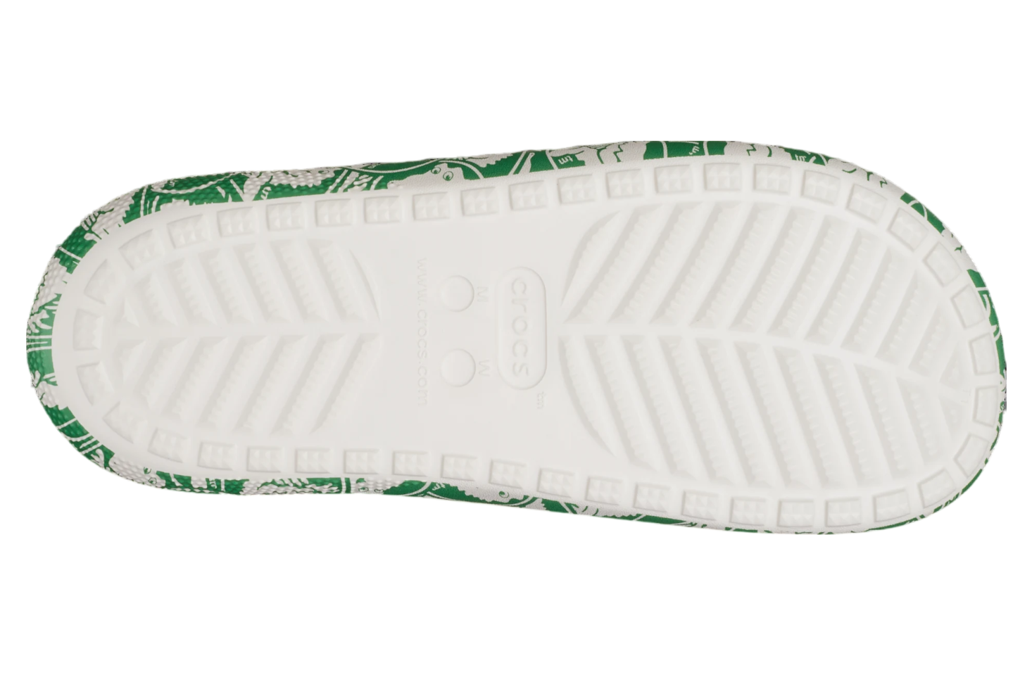 Crocs Classic Duke Print Slide 2.0 Green Ivy