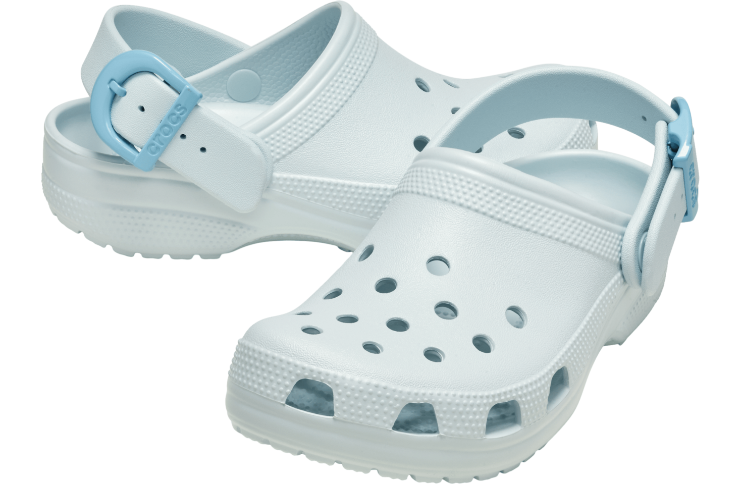 Crocs Classic Enamel Buckle Clog Vapor Ice