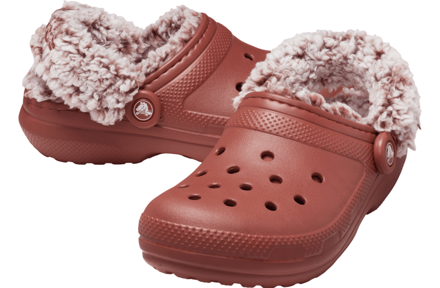 Crocs Classic Fleece Lined Clog Rust