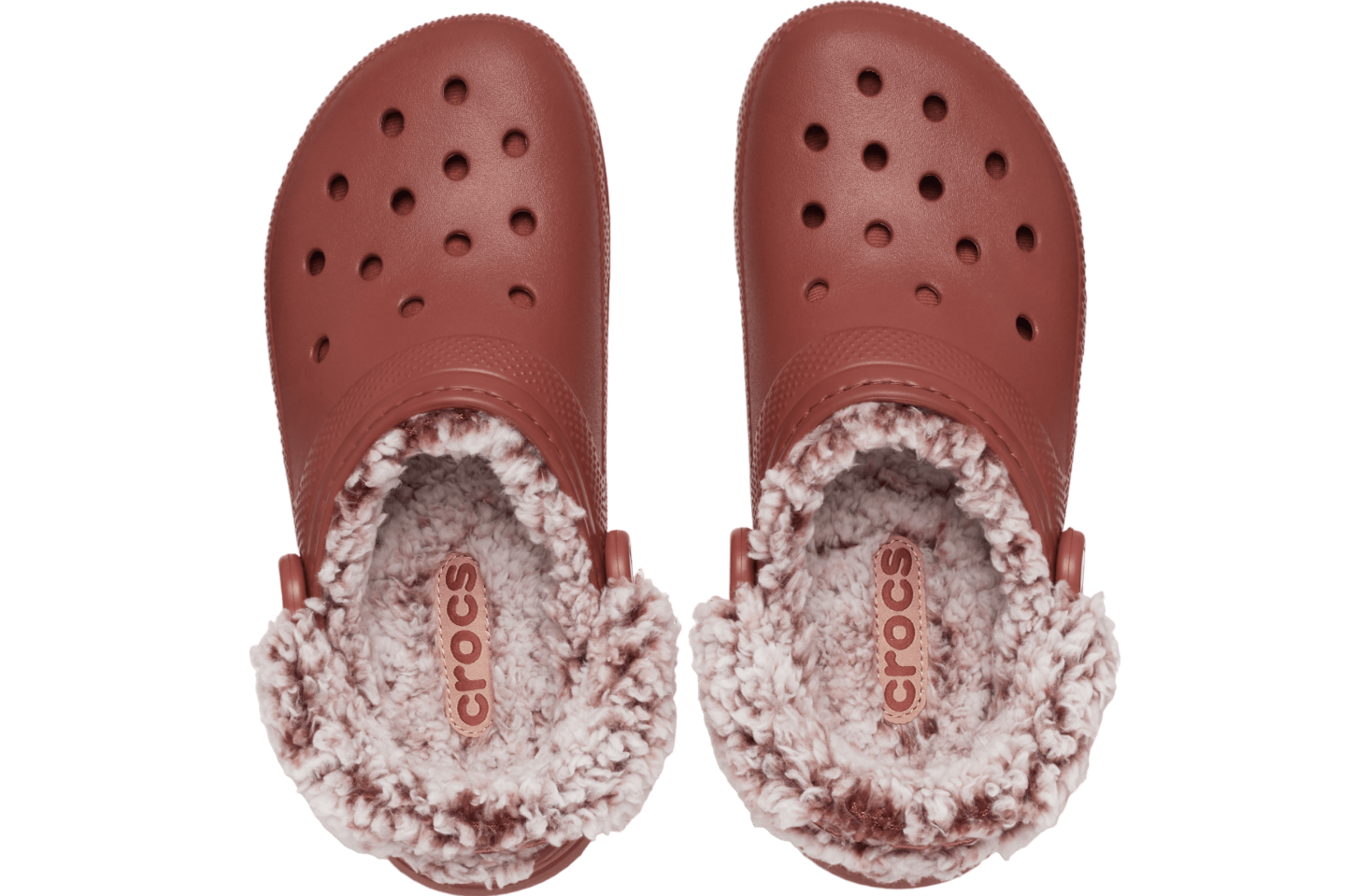 Crocs Classic Fleece Lined Clog Rust