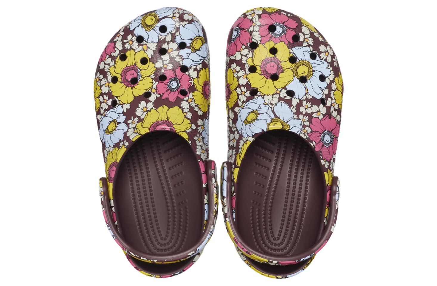 Crocs Classic Floral Clog Dark Cherry / Multi