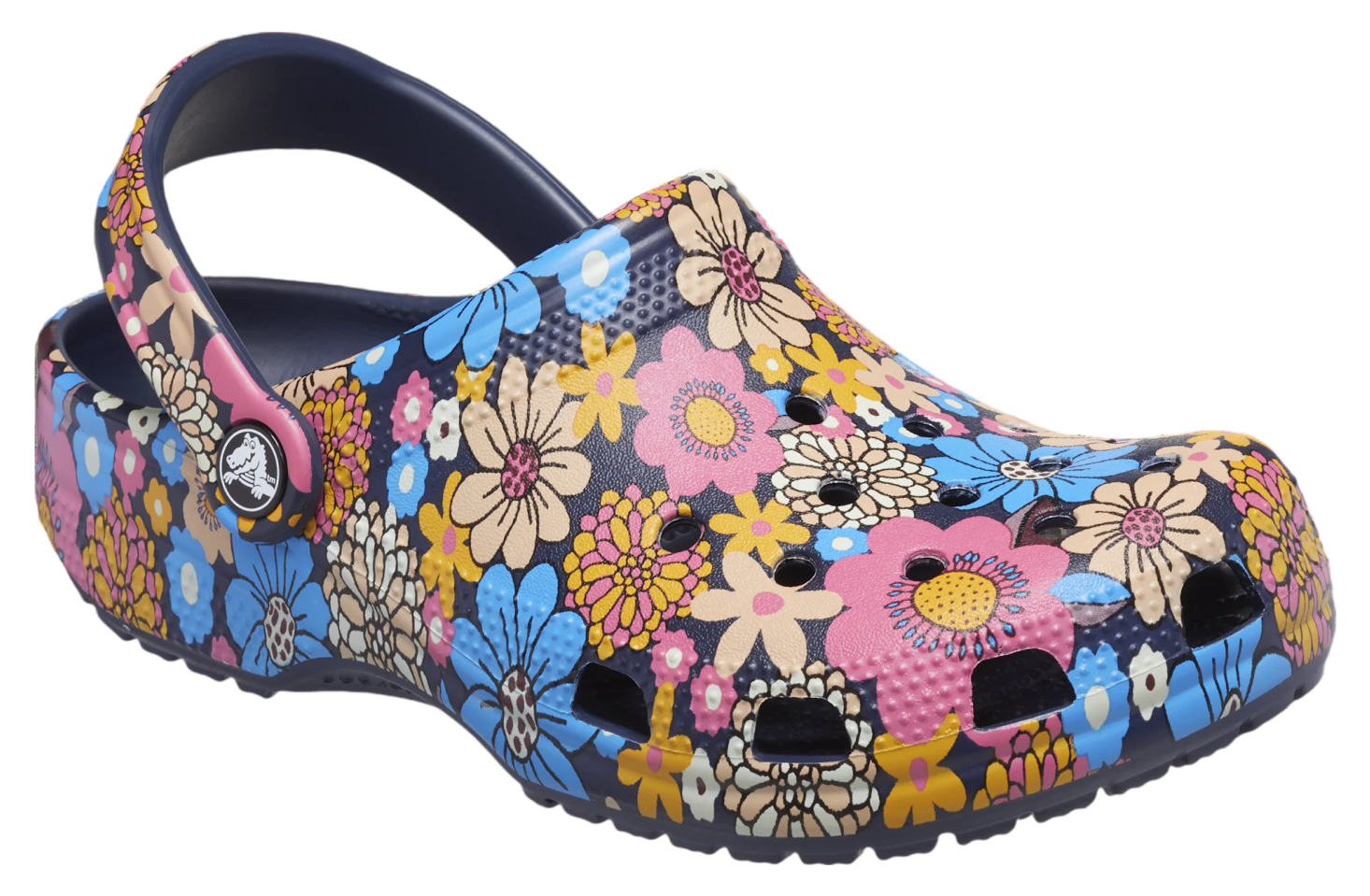 Crocs Classic Floral Clog Navy / Multi