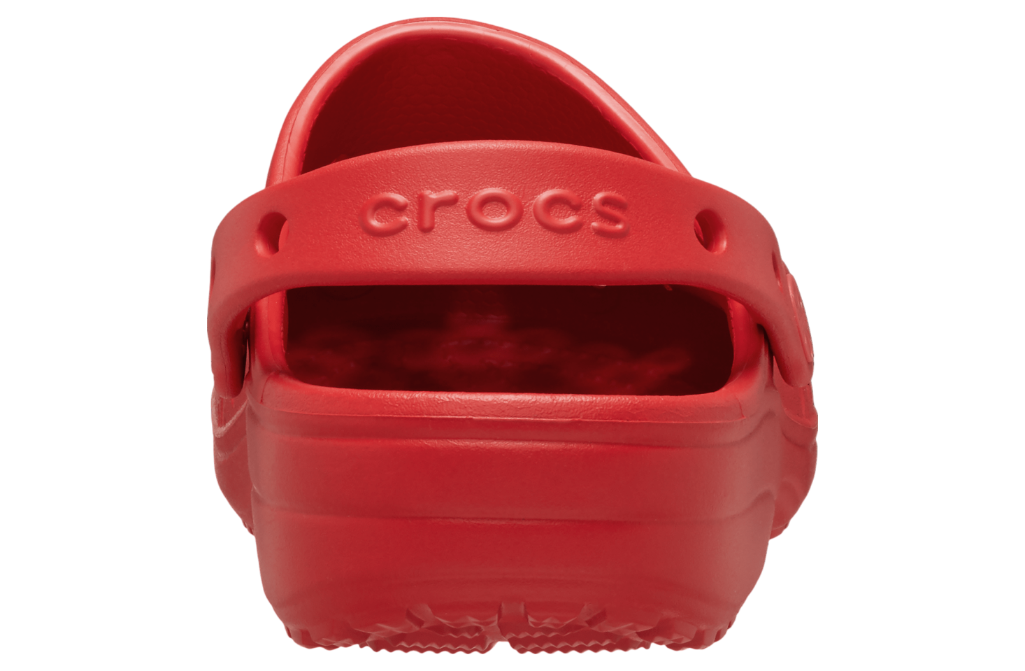 Crocs Classic Floral Cut-Out Clog Cherry Red