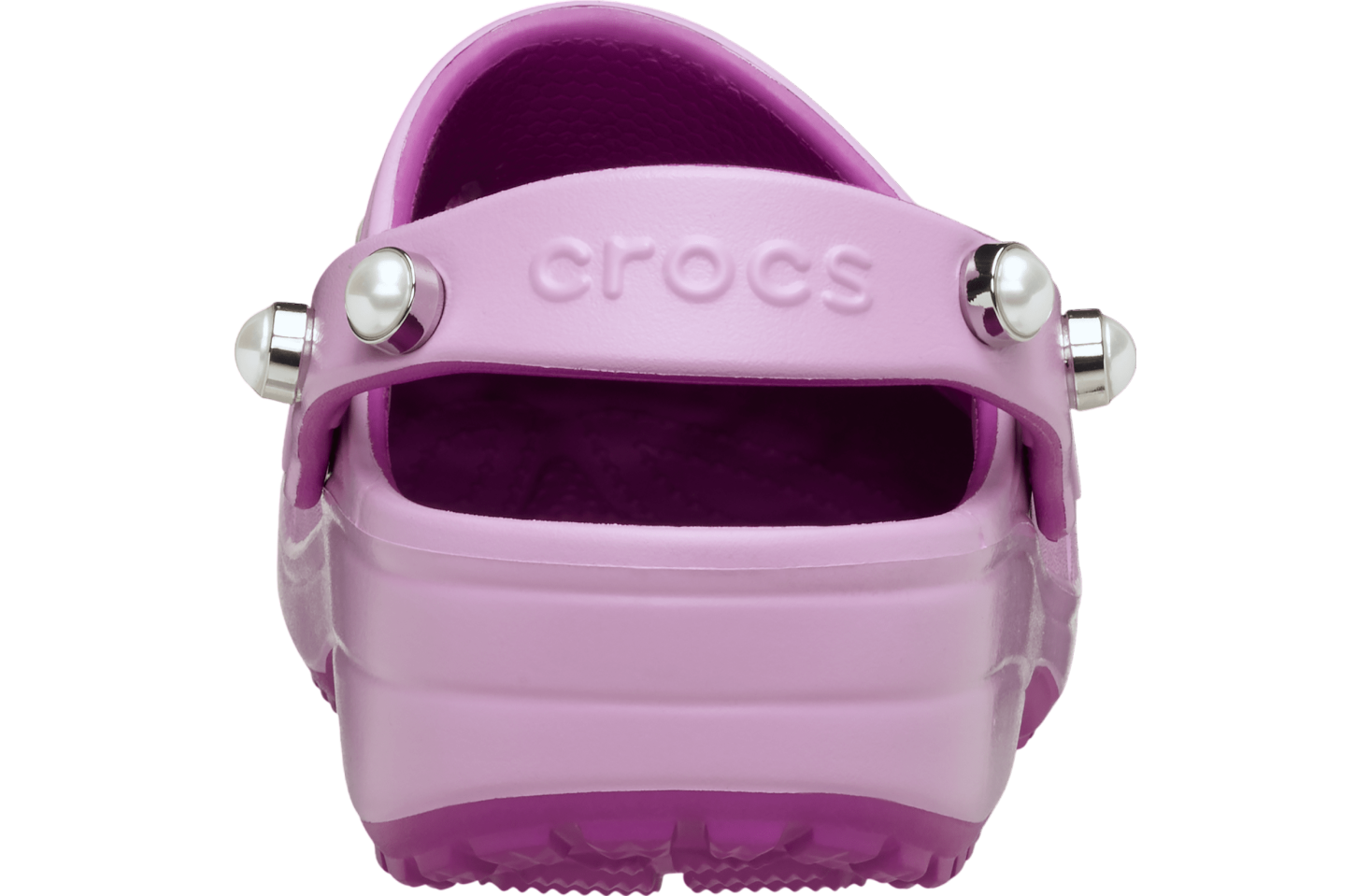 Crocs Classic Floral Cut Out Elevated Clog Hydrangea