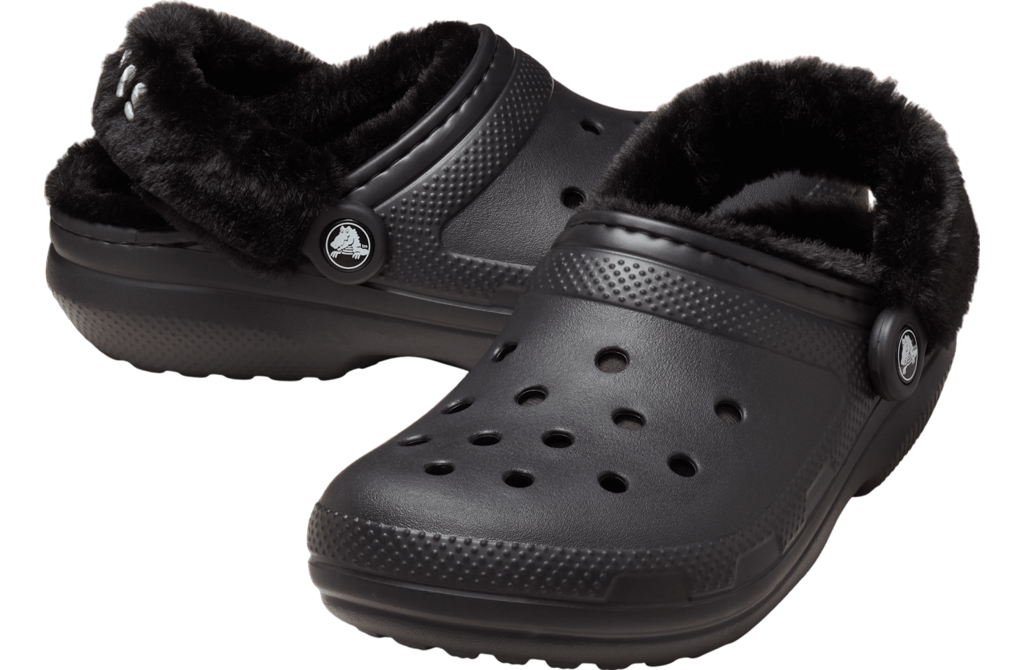 Crocs Classic Fuzz Lined Clog Black