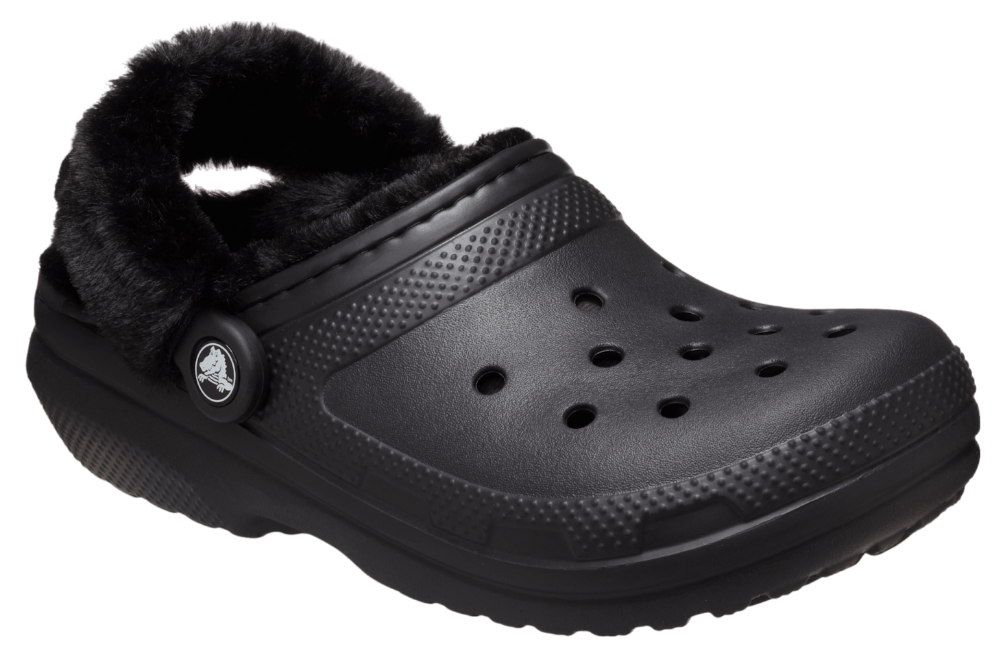 Crocs Classic Fuzz Lined Clog Black